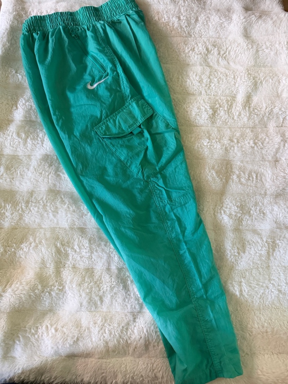 Nike Kids Teal Cargo Pants Dry-fit